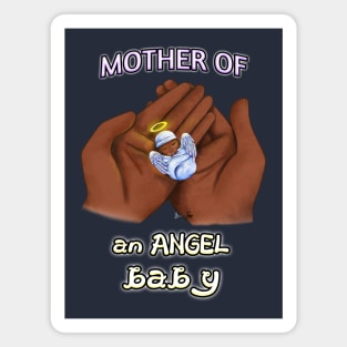 Mother of an Angel Baby (Black) Magnet